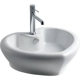 Resim Lena E-4152 Tezgah Üstü Porselen Lavabo 