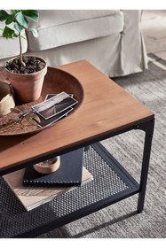 Resim IKEA orta sehpa, siyah, 90x47 cm 