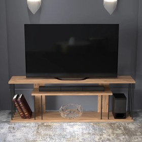 Resim Reyo Tv Sehpası Raflı 140cm Gzd Plus Atlantik Çam 