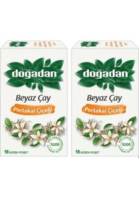 Resim Doğadan Portakal Çiçekli Bardak Poşet Beyaz Çay 2 x 18'li 