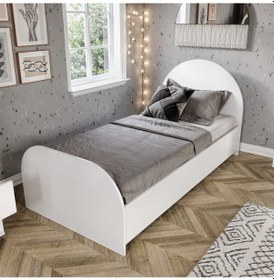 Resim Afilli Güneş Bohem Karyola Tamamı Mdf 90x190 