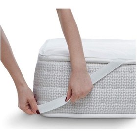 Resim Dört Mevsim Lastikli Sıvı Geçirmez Yatak Koruyucu Alez Tek Kişi 