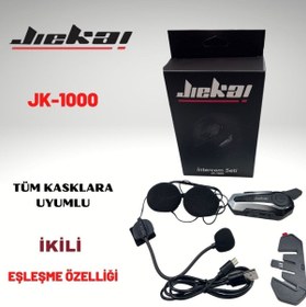 Resim Jiekai Jieai Interkom Bluetooth Jk-1000 Gri 