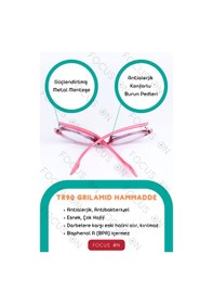 Resim Focus On KS006-C14-EKRAN Pembe 1-3 Yaş Mavi Işık Filtreli Çocuk Ekran Gözlüğü 