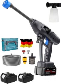 Resim DYNAMİC MAX 988V DX Çift Akülü Şarjlı Yüksek Basınçlı Oto Araba Bahçe Yıkama Ve Temizleme Tabancası Makinesi 