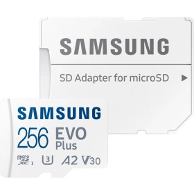 Resim Samsung Evo Plus 256GB Microsd Hafıza Kartı MB-MC256SA/APC 