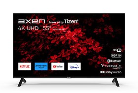 Resim Axen AX55FMN501 55" 139 Ekran UHD Tizen Smart LED TV Axen