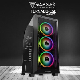 Resim GAMDIAS TORNADO-C50, i5-12500, 32Gb DDR5 Ram, 500Gb NVMe SSD, 8Gb GDDR6 RTX4060 Ekran Karti, 1600W Kasa, Free Dos GAMING PC 