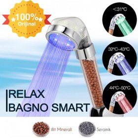 Resim Relax Bagno Pro 3 Kademeli %50 Su Tasarruflu Duş Başlığı - Kokulu ve Arıtmalı Duş Başlığı 