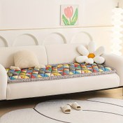 Resim Kış ve Kış için Uygun, Koltuklar, Pencere Çerçeveleri, Oturma Sandalyeleri, Araba Matları ve Daha Fazlası İçin Kısa Peluş Ultra-Yumuşak Kalın Koltuk Yastığı 