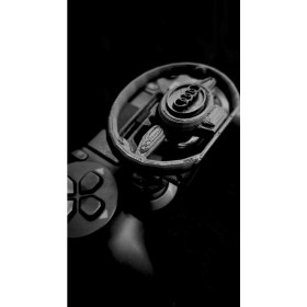 Resim Salıncak Ps4 Audı Mini Direksiyon Seti SİYAH( Tam Ölçü ) 