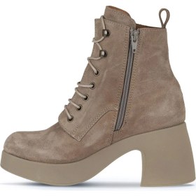 Resim Bueno Shoes Vizon Süet Kadın Topuklu Bot 01WZ7001 01WZ7001 