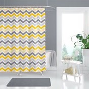 Resim Afeks Home 180x200 cm Polyester Baskılı Banyo Perdesi (AFEKSHOME.10001) 