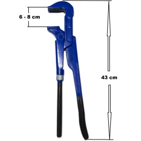 Resim Boru Anahtarı Maşalı Su Boru Anahtarı 1.5" 