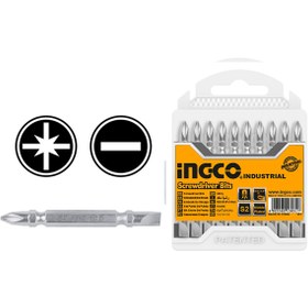 Resim Ingco SDB21HZ133 10'lu Çift Uçlu PH2+PZ2 50 mm 