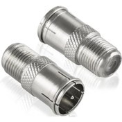 Resim F Quick Hızlı F Konnektör Adaptör - 10 Adet 