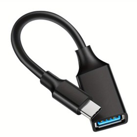 Resim USB C OTG Adaptörü, Taşınabilir Tip C Erkekten USB3.0 Dişiye Dönüştürücü Akıllı Telefonlar ve Tabletler için Fonksiyonelliğe Sahip USB'den Tip C'ye Adaptör 