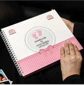 Resim Hamilelik Ve Anne Bebek Günlüğü Pembe - Anı Defteri - 