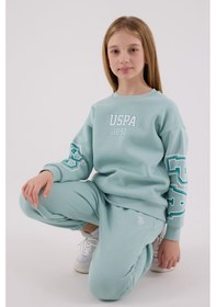 Resim U.S. Polo Assn. U.s. Polo Assn Kız Çocuk Yeşil Eşofman Takımı Yeşil 