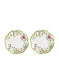 Resim Lucky Art Laurus Melamin 28cm 2li Tabak Seti Dıo30003 Çok Renkli 