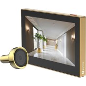 Resim Ezviz Cs-Hp2 (2mp) Gold Kablosuz Gözetleme Deliği Kapı Görüntüleyici 