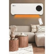 Resim Troya Duvar Tipi Fanlı Isıtıcı Kumandalı 2000 Wat SICAK/SOĞUK-T528 