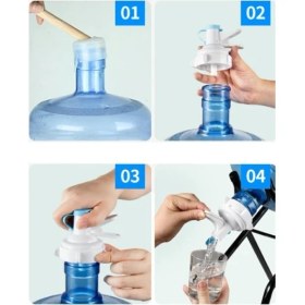 Resim Popüler Sepet Damacana Musluk Başlığı ve Metal Ayak Stand Seti 