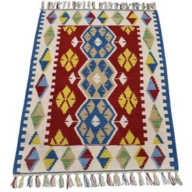 Resim Kilim Antik El Dokuma Yün Pınarbaşı Kayseri Kilimi 0127 - Yeni - Çok Renkli 