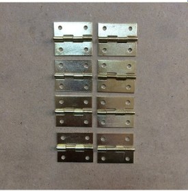 Resim Dekoratif Mini Kutu Menteşe Tavla Menteşesi Sarı Renk 5005/1-4 