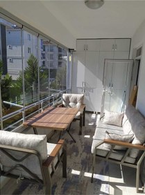 Resim 2+1+1 Masa Demonte Bahçe Balkon Mobilyası Sütlü Kahve 