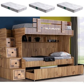 Resim Ranza, Natural Yavrulu Ranza 3 Adet Comfort Yatak 90 X 190 CM 
