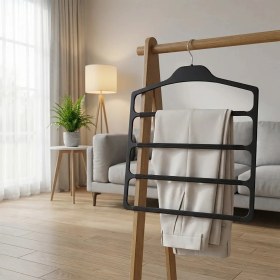 Resim Koçtaş Soft Touch Pantalon Askısı Sıyah 