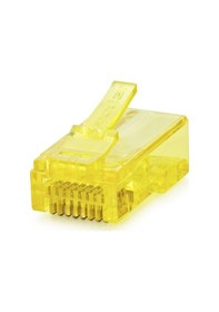 Resim Nodar Nd2408 Cat6 Ez Rj45 Konnektör 100 Adet Plastik Kutu -sarı 
