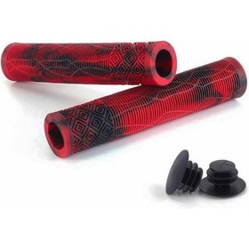 Resim Epic 165mm Kırmızı Siyah Renkli Bmx Dirt Jump Bisiklet Elcik Kırmızı 