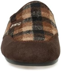 Resim Muya-31801 Tauri Önü Kapali Ev Terliği Kahverengi Erkek Ev Terliği 