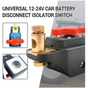 Resim Xuweiwei 12v 24v Akü Bağlantı Kesici Anahtarı Araç Kamyon Karavan Tekne İçin Dayanıklı Pirinç 