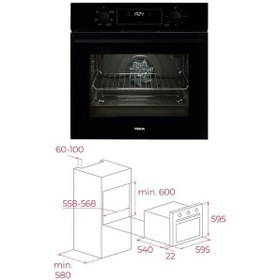 Resim Teka TB 6415 HAK 625 ATV 60.3 M Siyah Ankastre Set 