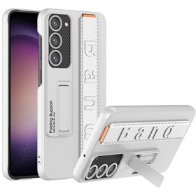 Resim Ummeslem Samsung Galaxy S24 Plus için Uyumlu Kılıf Standlı El Tutacaklı Band Kapak 