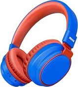 Resim MIDOLA Kulaklıklar Çocuk Bluetooth Kablosuz Ses Kısmı Sınırlı 85/110 dB Kulak Üstü Katlanabilir Shareport Kulaklık Inline Kablolu AUX 3,5 mm Mikrofon iPad Notebook Erkek Kız Seyahat Okul Tablet Mavi 