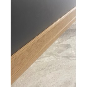 Resim Pasha Dekor Amber Meşe Parke Süpürgelik 8 cm Yükseklik 2.50 mt MDF Kalınlık 10 mm 