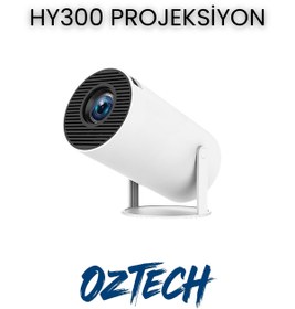 Resim DTULTRA2 Hy300 Taşınabilir Projeksiyon Cihazı Android Bütün Cihazlara Uyumlu 