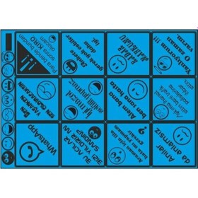Resim A5 Sticker 041 Tek Paket Çoklu Sticker Çok Renkli 