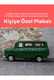 Resim bebeym Ford Transit Metal Minibüs - Otosan Metal Oyuncak Araba - Işıklı ve Sesli Yeşil 