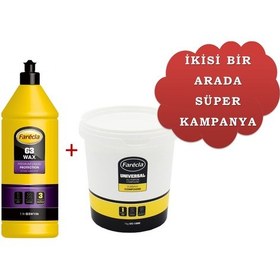 Resim Farecla G3 Wax Cila 1 L ve Farecla Universal Kutu Pasta Mikrofiber Parlatma Bezi 