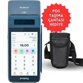 Resim propay P1000 ECR Android Yazar Kasa POS / POS Taşıma Çantası Hediye 