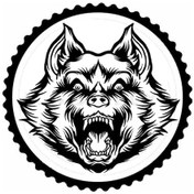 Resim Kurt Tasarım 12.model Sticker 20 X 20 Cm 