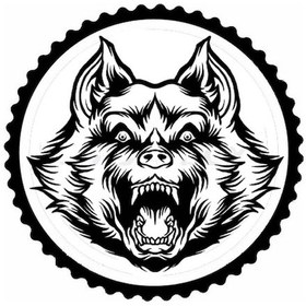 Resim Kurt Tasarım 12.model Sticker 20 X 20 Cm 