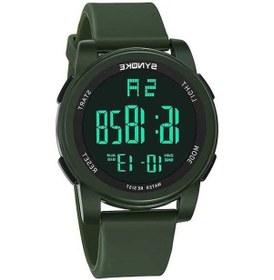 Resim Novahub Synoke 9002 Erkekler Açık Su Geçirmez Spor İzle Farklı Renk Seçenekleri Çok Fonksiyonlu Aydınlık Dijital Saat Ordu Yeşili Çok Renkli 