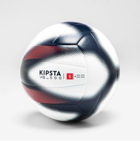 Resim Overpet Pro Voleybol Topu Gri-mavi-kırmızı V500 Voleybol Antrenman Topu 