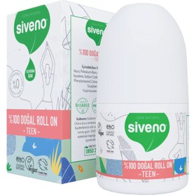 Resim Siveno Doğal Roll On Deoroant - Teen 50ml 
